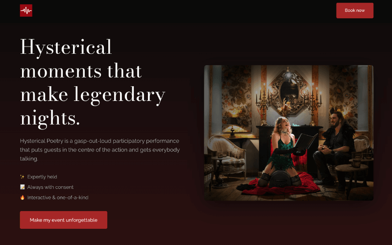 Entertainment Agency desktop screenshot