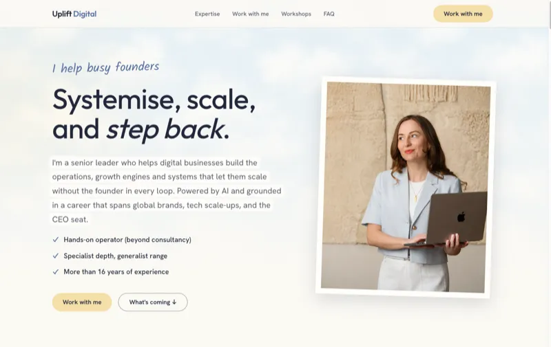 Uplift Digital desktop screenshot